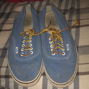 Men’s denim Vans sneakers sz 10.5